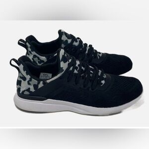 APL Techloom Tracer Shoe 7.5 Black/White/Leopard Sneaket